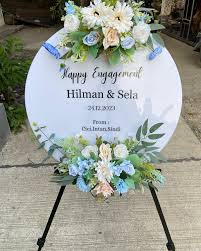 papan ucapan akrilik warna putih size M